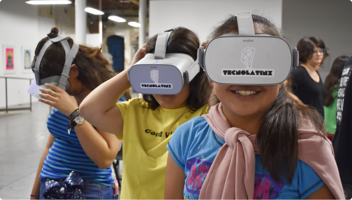 TecnoLatinx VR program students